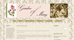Desktop Screenshot of gardenofmary.com